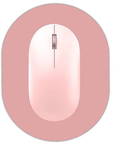 6X8inch Mouse pad, Waterproof Mouse pad, Mini Mouse pad, with Non-Slip Rubber Base, Suitable for Men, Women and Children Wireless Mouse Notebook Keyboard Tray Office Travel, Pink
