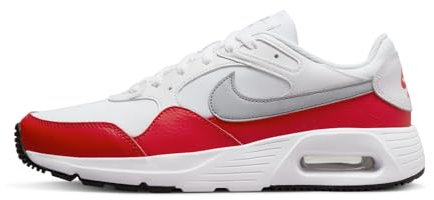 Nike Herren Air Max Sc Gymnastikschuh, White Wolf Grey University Red Black, 47 EU
