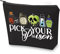 ZJXHPO Halloween Evil Queen Geschenk Bösewicht Liebhaber Geschenk Gift Make-up Tasche mit Reißverschluss Canvas Tote Schultertasche, BL Poison, 23.5*17 cm, Nein