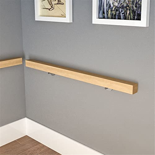 vijian Handlauf für Innentreppen, Heimkindergarten, Villa, BAU, Dachbodentreppen, Holzgeländer, Treppengeländer, Sicherheitsgeländer-Kit (Size : 50cm)