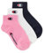 Champion Core Socks Junior 3PP Quarter Calzettoni, Rosa (Fucsia), 31-34 Unisex-Bambini e Ragazzi