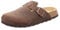 Natural Sense Unisex Hausschuhe Clog Leder braun 1095906, Schuhgröße:40 EU