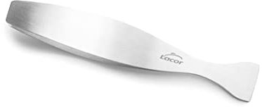 Lacor - 62879 - Pinces de cuisine, Pinces à épines, Poisson, Acier inoxydable 18/10, 13cm, Bras courbes, Fini mat, Lave-vaisselle