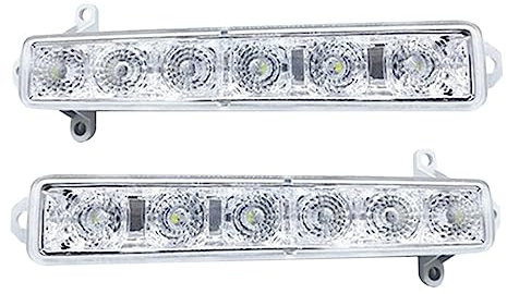 WOZIES Nebelscheinwerfer auto Auto DRL Nebelscheinwerfer Tagfahrlicht Stoßstangenlampe Für Citroen C3 2015-2019