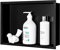 Neodrain Nicho de pared de acero inoxidable para ducha o baño, 45 x 30 cm, color negro