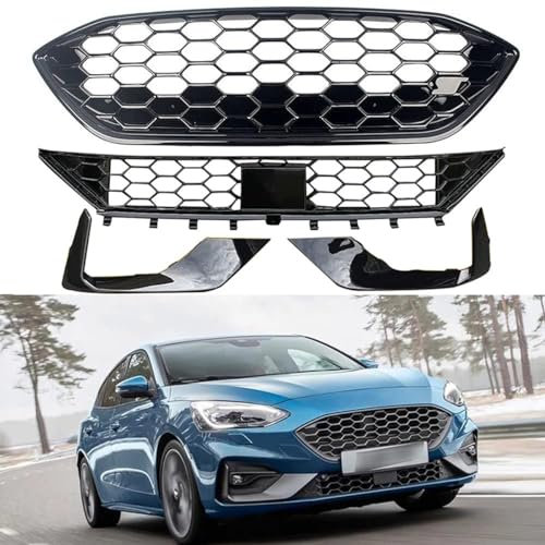 ROCILA Frontgrill Anti-Insekten-Staubschutz-Innenabdeckungsnetz, für Ford Focus ST ST-Line 2019 2020 MK4