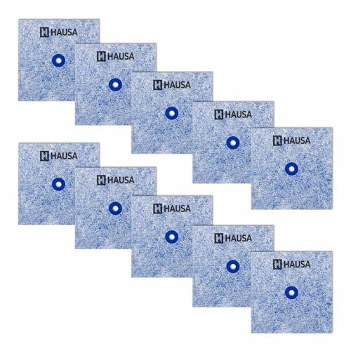 HAUSA Wandmanschette PRO3 120x120mm wasserfeste Abdichtung unter Fliesen elastische Manschette für Verwendung mit Flüssigfolie dauerhafte Rohrabdichtung für Sanitär Bad Dusche Rohrmanschette 10Stk