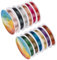 SUNNYCLUE 180M Bendable Copper Wire 0.4mm 26 Gauge Jewellery Craft Wire Copper Jewellery Colorful Beading Bendable Metal for Making DIY Crafts