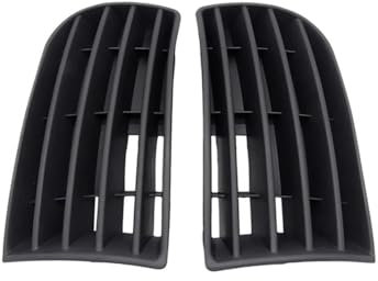 HOUKIG Auto Frontstoßstange Nebelscheinwerfer Gitter Abdeckung für Golf 5 MK5 2005–2009,Stoßstange Grill Kühlergrill Lampenabdeckung Stoßfänger Grillgitter Blende,Right