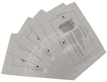 5 Stück Ölpapier für Aktenvernichter, Schmiermittelblätter, Ölblätter zur Pflege von Papierschreddern, Shredder-Schmierblätter, Shredder-Zubehör Ölblätter, Ölpapiere Für Alle Aktenschredder Geeignet