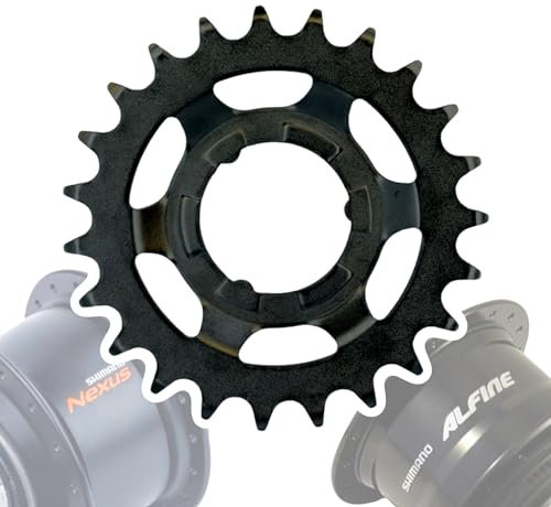 F26 Shimano Fahrrad Nexus/Alfine Getriebenaben Verschleiss Teil Service Wartung Austausch Naben Ersatz Ritzel (Schwarz 23 Zähne)