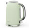 Electric Tea Kettle for Boiling Water,Wide Open Lid Stainless Steel Water Boiler, 3000W/1.7L for Coffee/Tea Brewing, Auto Shut Off & Boil-Dry Protection, Cordless Swivel Base & LED Indicator, Green