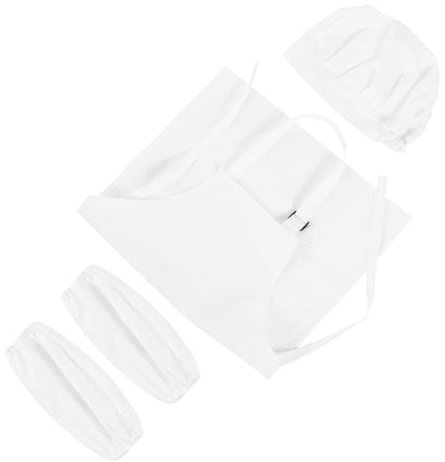 Cabilock Disfraz Cocinero Niño Gorro De Cocinero Delantal Infantil Material Algodón Fácil Usar