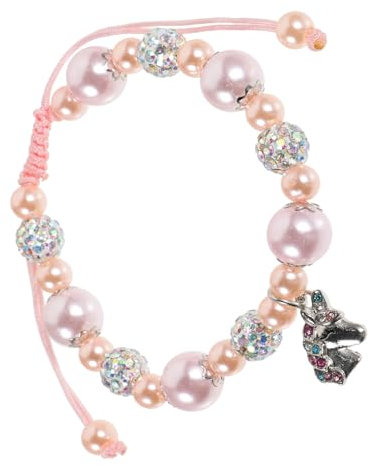 Sosoport Einhorn Armband Für Mädchen Handgelenksarmband Mit Perlen Robustes Damenarmband Tragbares Schmuckstück Exquisites Einhorn-charm-armband