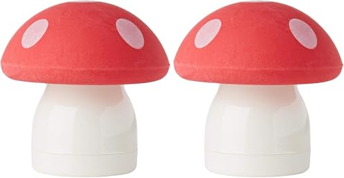 Legami MUS0012 Radiergummi mit Spitzer Magic Mushroom Red, S (Packung mit 2)