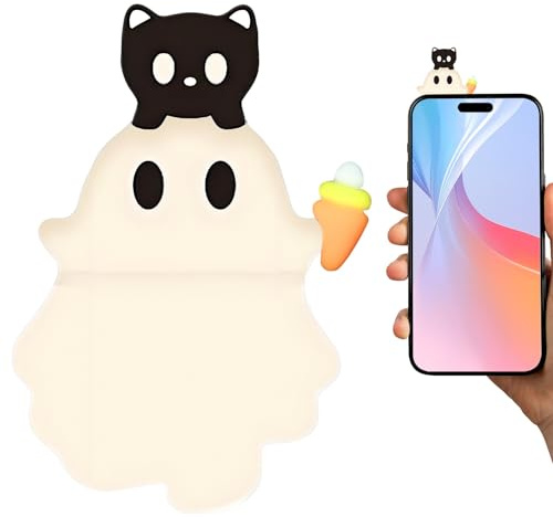 Mini figurine pour téléphone, travaux manuels décoratifs de fantôme pour smartphone - Mini autocollants décoratifs pour téléphone portable, tablette, accessoire thématique Halloween