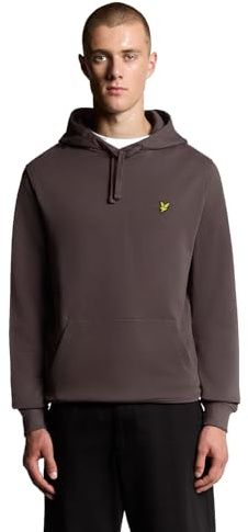 Lyle & Scott Men's Logo Pullover Hoodie, Espresso, XL