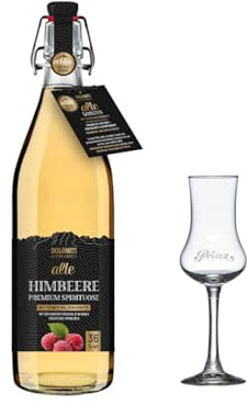 Dolomiti Alte Himbeere 1 l - mit einem Prinz Glas