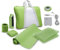 Pack : revêtement silicone + batterie kit + sac de transport matelassé+ 2 protège-poignets + étui rangement Wii Remote + tapis de sol Wii Balance Board + podométre