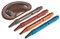 Kit de ponçage à gros grain 6,35 mm pour le travail du bois, le modélisme, l'impression 3D, le ponçage de détail