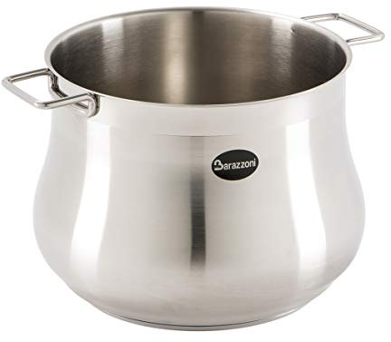 Barazzoni Tummy Pentola, Acciaio inox 18/10, Diametro cm 14, Litri 2,25. Made in Italy.