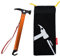 Azarxis Campinghammer mit Tragetasche, Aluminium und Multifunktions, Zelt Hammer für Heringe Outdoor (Orange)