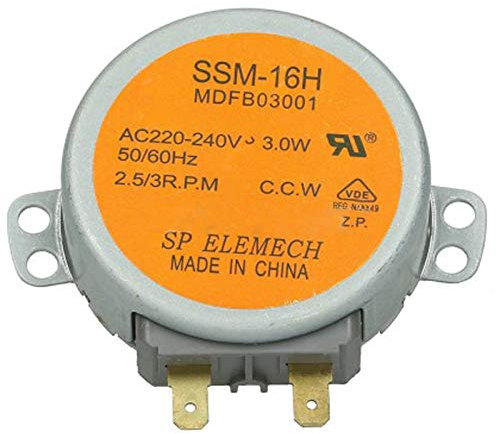 SPARES2GO SSM-16H Wechselstrom-Drehscheiben-Motor für Samsung-Mikrowelle