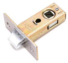 TOOLSTAR Door Latches, Stainless Steel Tubular Mortice Latches Flat 30mm Backset Bathroom and Indicator Latch for Lever Handle Without Screws