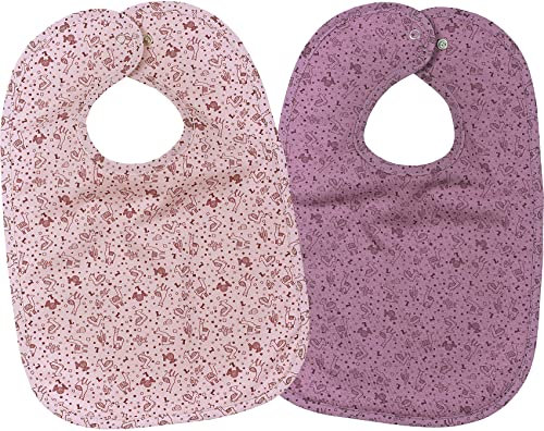 Wörner 2er-Pack Lätzchen mit Druckknopf 26x40 cm