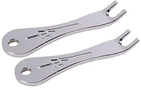 2Pcs Acoustic Guitar Bridge Pins Puller, Metal Peg Remover for Strings Change, Handy String Pin Extractor, Guitar Tool Kit Accessories