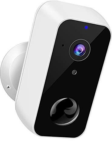 Homcloud Telecamera Videosorveglianza Smart Wi-Fi a Batteria da esterno Snap 11 con Night Vision e audio, Full HD e impermeabile