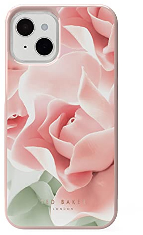 Ted Baker Anti-Schock-Schutzhülle für iPhone 13, Porzellan, Rosa