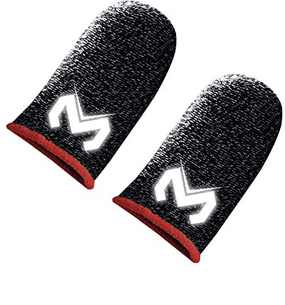 LICHIFIT Mobile Games Daumen-Handschuhe, schweißfest, Fingerspitzen-Abdeckung für PUBG Smartphone