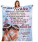 Kuscheldecke für Meine Tochter, An Meine Tochter Decke von Mama, Mutter Tochter Decke mit Spruch Deutsch (150 * 200-love for Child)