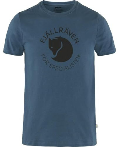 Fjallraven Herren Fox T-shirt M T Shirt, Indigoblau, S EU
