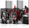 murando Akusticher Raumteiler New York Foto Paravent 225x172 cm beidseitig auf Vlies-Leinwand Bedruckt Akustikschaum Trennwand Spanische Wand Sichtschutz Home Office Amerika Stadt USA d-A-0073-z-c