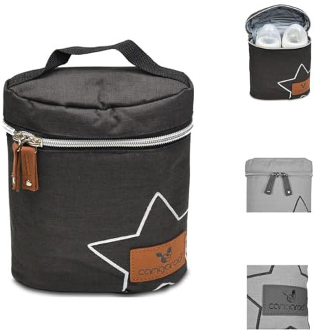 Cangaroo Thermotasche Charlie Thermobox für 2 Babyflaschen Reißverschluss Griff