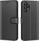 New&Teck Coque pour Samsung Galaxy A13 4G, Housse Etui Portefeuille Cuir Multifonction, Fermeture Magnétique à Clapet Anti-Choc Noir
