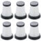Odashen Filter für MOOSOO K12, K12 Pro, K13 Akku-Staubsauger für Genius Invictus One 1.0 X7 2.0 Handstaubsauger Ersatzzubehör (6 Stück)
