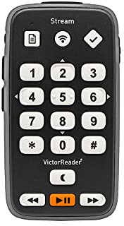 HumanWare Victor Reader Stream 3 – Handheld media player | Handheld DAISY MP3 text-to-speech reader for blind or low vision users, Wi-Fi, Bluetooth, USB-C, 15-hour battery