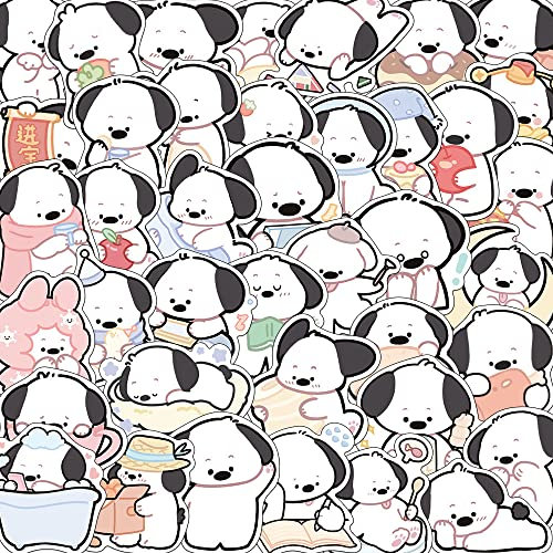 Bric Dodo 40 Stück Hunde Aufkleber Auto Laptop Telefon Gitarre Skateboard Motorrad Fahrrad Dogs Stickers Set Vinyl Wasserdicht Aesthetic Aufkleber für Jugendliche Kinder Erwachsene