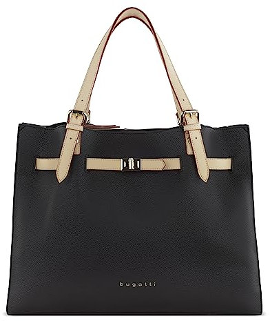 bugatti Ella Schultertasche für Damen, Frauen Tasche groß, Damenhandtasche, braun