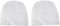 2Pcs Activated Carbon Filters Compatible with EBAC 2000 Series 2600e 2600ex 2650e Dehumidifier Purifiers, White