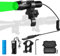 YZYOE Lampe de poche tactique rechargeable Green Light, lampe de poche zoomable Green Hunting Light 500 Yards Lampe porcine Predator avec pressostat Universal picatinni Rail Mount Kit.