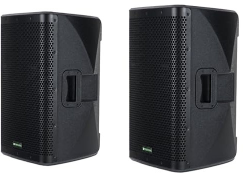 Pronomic C-212 MP 12 Enceinte de sono passive Set stéréo - 2 passif haut parleur 2 voies - Puissance : chacun 300 Watt (RMS), 1200 Watt (Peak) - Woofer 12 - Puissance max. niveau de pression: 95 dB