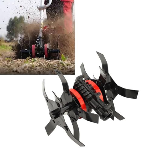 Bewinner Unkrautrad 26mm Metall-Rasentrimmerkopf mit 9 Zähnen für Freischneider und Rasenmäher - Robustes Grasrad zur Unkrautentfernung