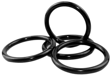 20 Stück ID 0.8mm Industrie-Dichtung, ölbeständige O-Ring-Dichtung aus Nitril, Außendurchmesser 1.8mm, Drahtdurchmesser 0.5mm, 0.8x1.8x0.5mm