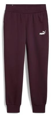 PUMA Pantaloni della tuta da donna Essentials in pile, Rosa, M