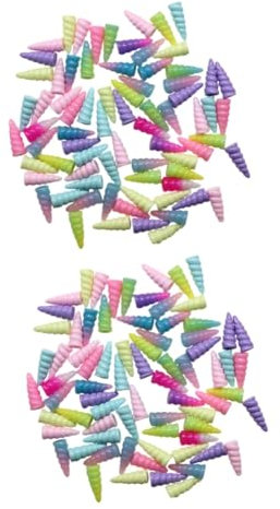 ibasenice 20 Stk Einhorn-foto-requisite Basteln Sie Einhornhörner Kette Einhorn-horn-partygeschenk Cosplay-horn Stirnbänder Spielzeugkuchen Einhorn-gastgeschenke Topper Diy-horn Reize