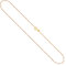 EDELIND Goldkette Damen 333 Echtgold - Singapurkette 1 mm Gelbgold 42cm - 8k Halskette mit Geschenkbox